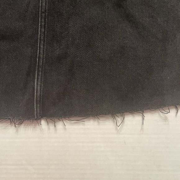 NWT Free People Women's Night Cosmico Flirt A-Line Denim Mini Skirt Size 30 - Picture 10 of 11